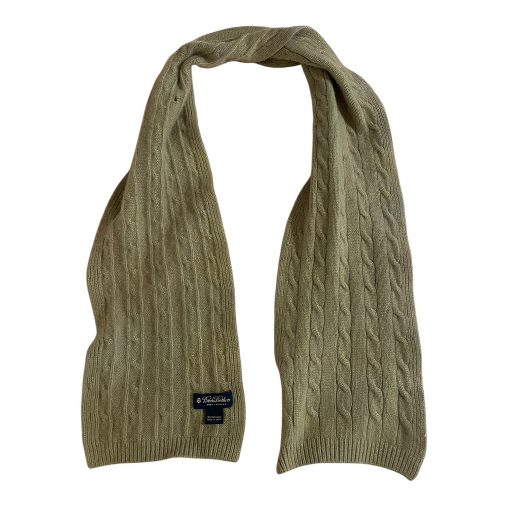 Brooks Brothers Cashmeres Scarf Tan - Picture 9 of 12